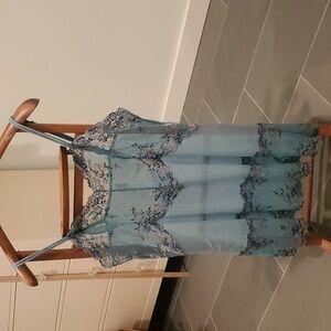 Wacoal turquoise chemise. US size XXL.